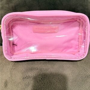 Stoney clover lane clear front small pouch in Sunset Chaser pink.